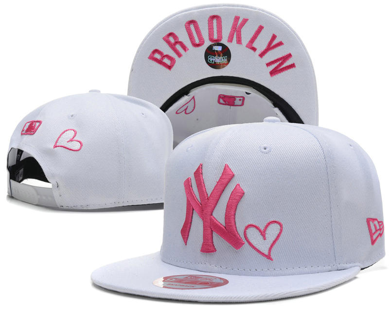 New York Yankees White Snapback Hat SD 0613